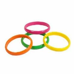 Wicked 80's Neon Bracelets 4 Pack Set