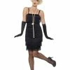 Smiffys Flapper, Black Female Costumes
