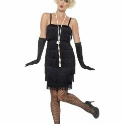Smiffys Flapper, Black Female Costumes