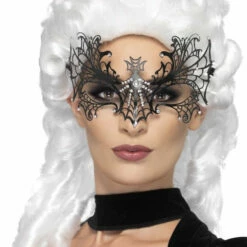 Smiffys Filigree, Metal Black Widow Masquerade