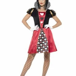 Smiffys Female Costumes Queen, Hearts Costume