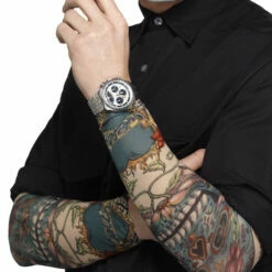 Smiffys Gloves Tattoo Sleeve, Day-Dead