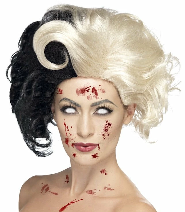 Smiffys Evil Madame Wig Womens 1 Smiffys Evil Madame Wig Womens