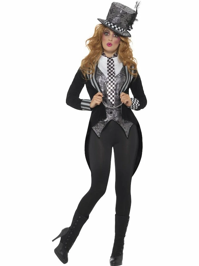 Smiffys Female Costumes Miss Hatter, Deluxe 1 Smiffys Female Costumes Miss Hatter, Deluxe