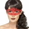 Smiffys Masquerade Filigree, Lace Floral Mask