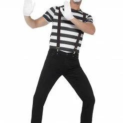 Smiffys Mime Artist Costume Male Costumes