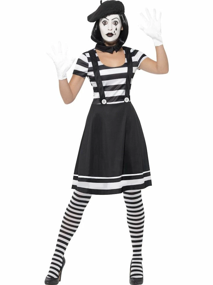 Smiffys Female Costumes Mime Artist 1 Smiffys Female Costumes Mime Artist