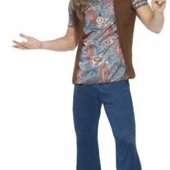 Smiffys Male Costumes Hippie Costume (Orion)
