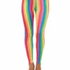 Smiffys Clown Leggings, Rainbow. Clown & Circus