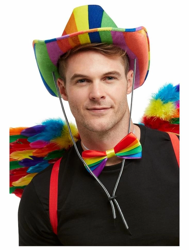 Smiffys Rainbow, Stetson Hat Cowboy 1 Smiffys Rainbow, Stetson Hat Cowboy