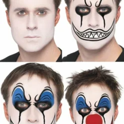 Smiffys Clown & Circus Make Up Kit, Clown