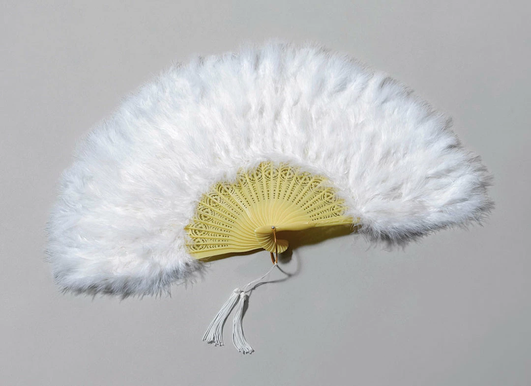 Bristol Fan, Feather White 1 Bristol Fan, Feather White