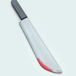 Bristol Machete With Blood Spatters Halloween Accessories