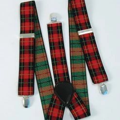 Bristol 1960's & 70's Braces,Punk Tartan