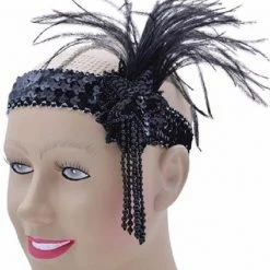 Bristol Flapper Headband, Black