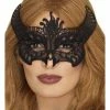 Smiffys Filigree, Lace Devil Mask