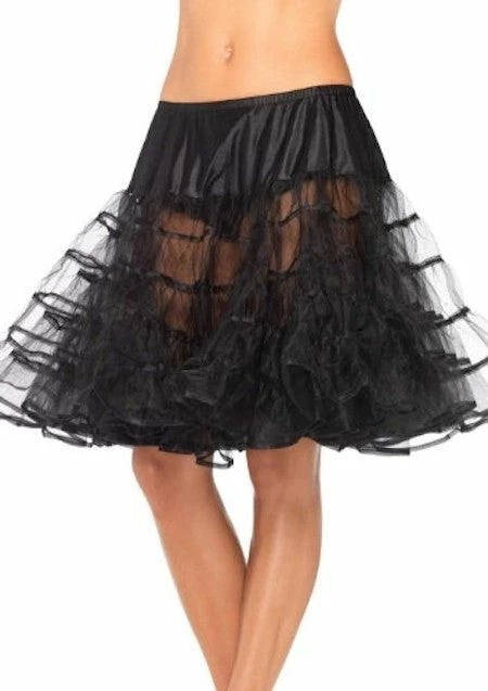 Leg Avenue Tu Tu's Knee Length Petticoat, Black 1 Leg Avenue Tu Tu's Knee Length Petticoat, Black