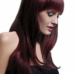 Smiffys Womens Fever Sienna, Black Cherry