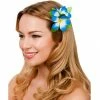 Wicked Hawaii Flower Hair Clip, Royal Blue