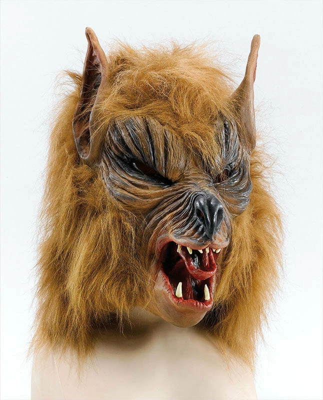 Bristol Animal Masks Full Overhead Wolf Mask, Brown 1 Bristol Animal Masks Full Overhead Wolf Mask, Brown