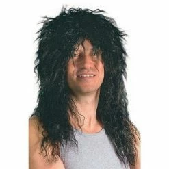 Bristol Rock Star Wig, Black