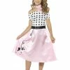 Smiffys 50's Poodle Girl Costume Girls
