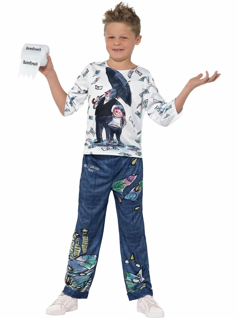 Smiffys David Walliams, Billionaire Boy Kids Costumes All 1 Smiffys David Walliams, Billionaire Boy Kids Costumes All