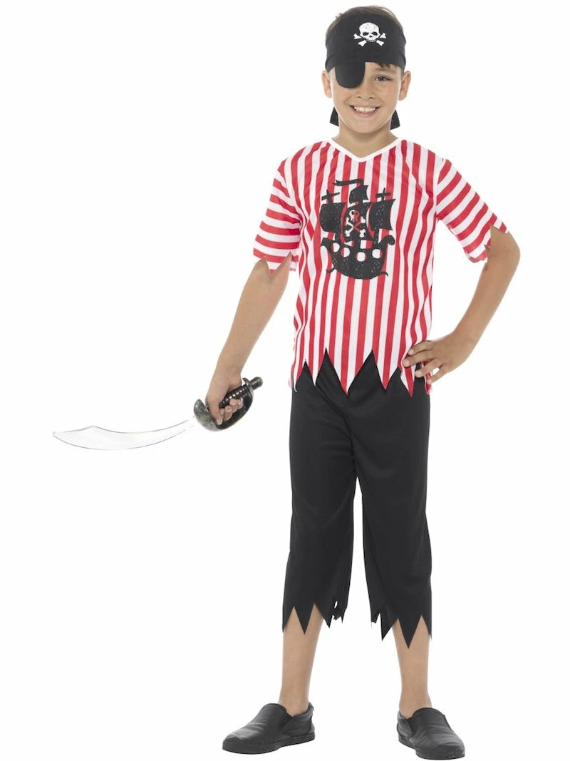 Smiffys Pirate, Jolly Boy Kids Costumes All 1 Smiffys Pirate, Jolly Boy Kids Costumes All
