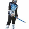 Smiffys Ninja Costume, Warrior Boys