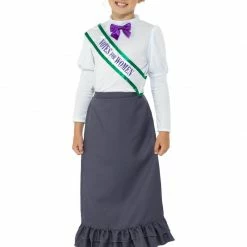 Smiffys Victorian Suffragette Kids Costumes All