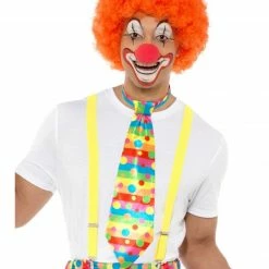 Smiffys Clown, Big Top Tie Clown & Circus