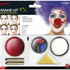 Smiffys Clown & Circus Make Up Kit, Clown