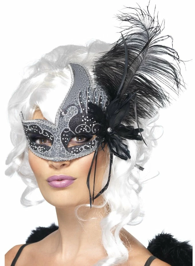 Smiffys Eyemask, Dark Angel Masquerade 1 Smiffys Eyemask, Dark Angel Masquerade