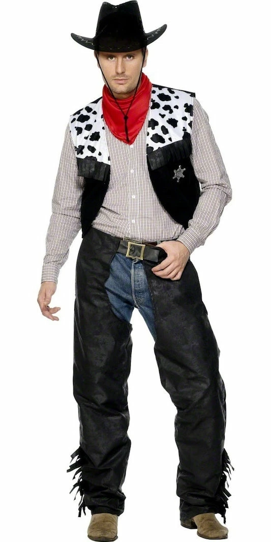 Smiffys Leather Cowboy Male Costumes 1 Smiffys Leather Cowboy Male Costumes