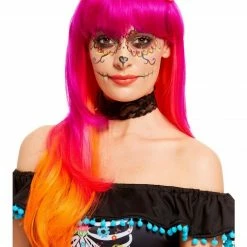 Smiffys Flowered Glam Wig