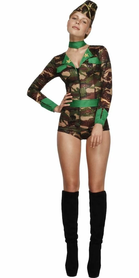 Smiffys Combat Chick Costume 1 Smiffys Combat Chick Costume