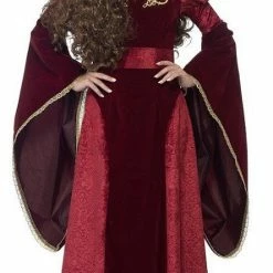 Smiffys Female Costumes Medieval Queen Deluxe