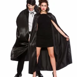 Wicked Capes Cape, Black Deluxe Satin