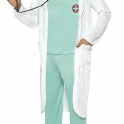 Smiffys Male Costumes Doctor Costume Green