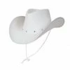 Wicked Wild West Texan Cowboy Hat, White
