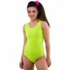 Wicked 80's Leotard, Neon Yellow