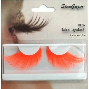 Star Gazer Eyelashes, Neon Orange 1 Star Gazer Eyelashes, Neon Orange