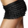 Smiffys Panties, Ruffled Lace, Black