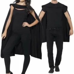 Smiffys Superhero Cape, Black
