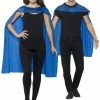 Smiffys Superhero Cape, Blue Instant Kits