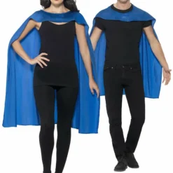 Smiffys Superhero Cape, Blue Instant Kits