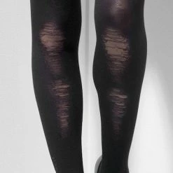 Smiffys Tights, Distressed Look