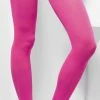 Smiffys Opaque Tights Pink Hoisery