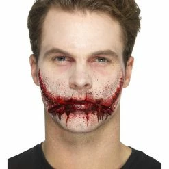Smiffys Prosthetics & Wounds Latex, Stitched Smile
