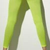 Smiffys Opaque Tights, Neon Green